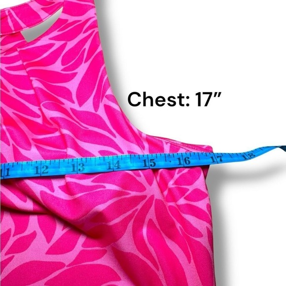 Vineyard Vines In Full Bloom Sankaty Swing Dress | Hot Pink |‎ Size Small - Picture 8 of 9